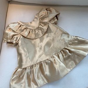 Baby girl gold dress